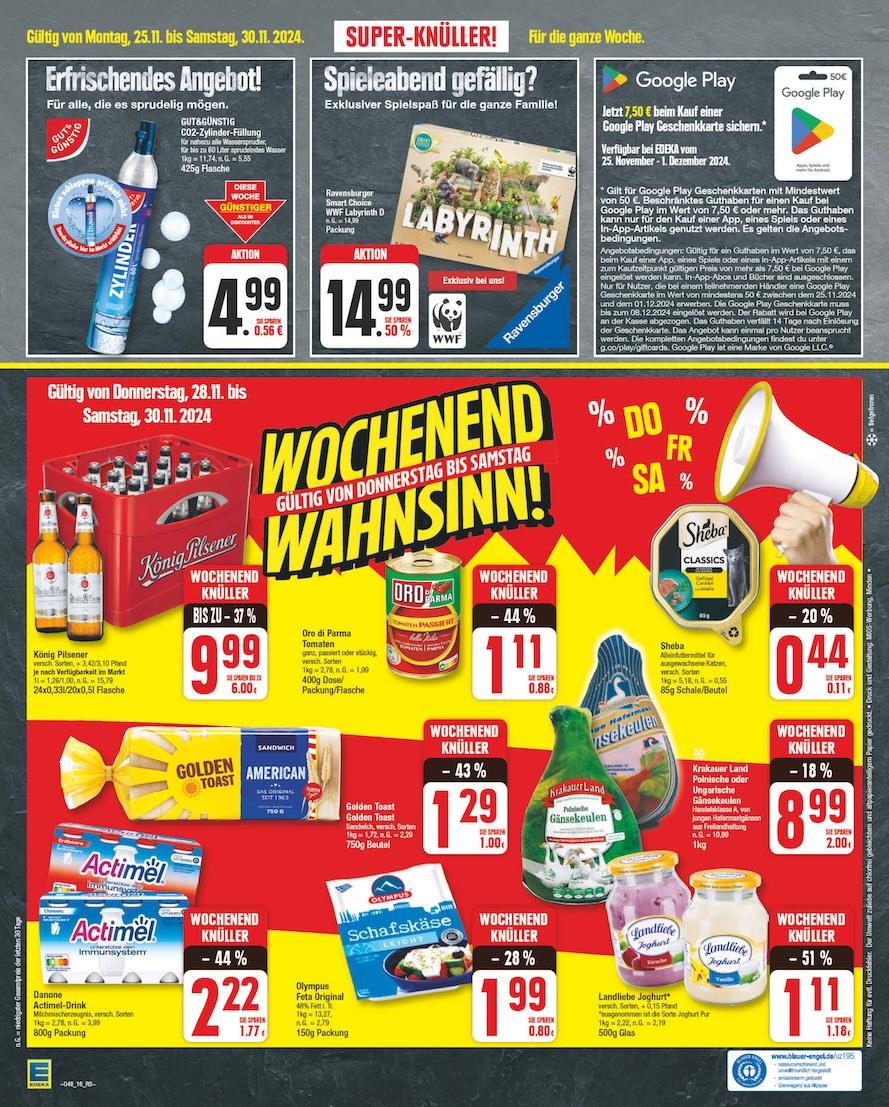 Edeka Prospekt ab Montag - Berlin Seite 16