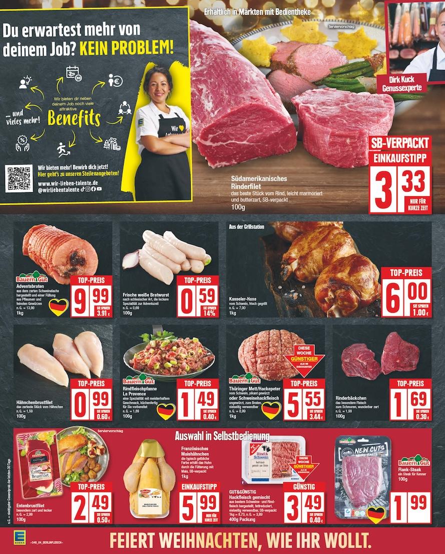 Edeka Prospekt ab Montag - Berlin Seite 4