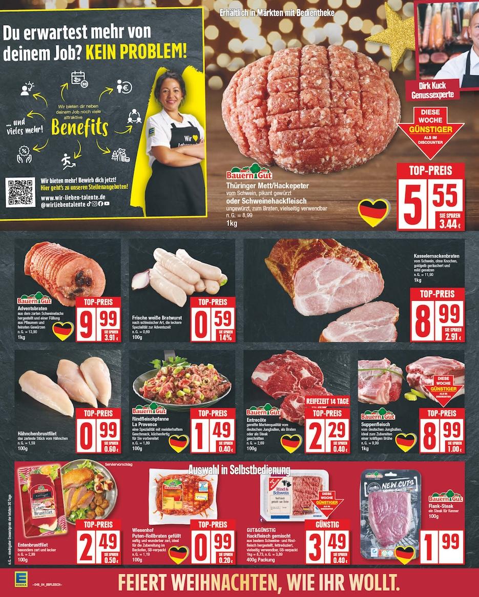 Edeka Prospekt ab Montag - Brandenburg Seite 4
