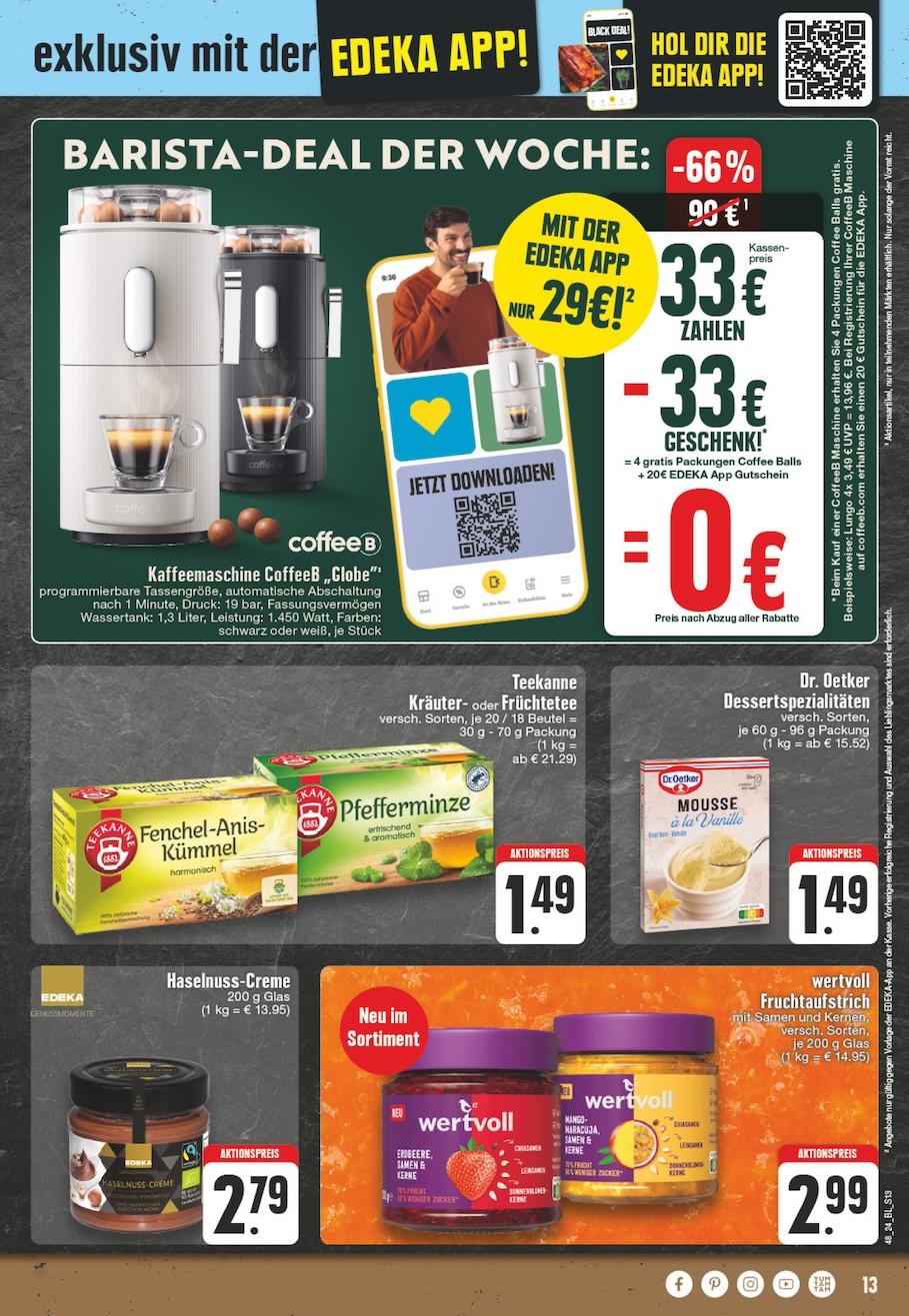 Edeka Prospekt ab Montag - Schleswig - Holstein Seite 13