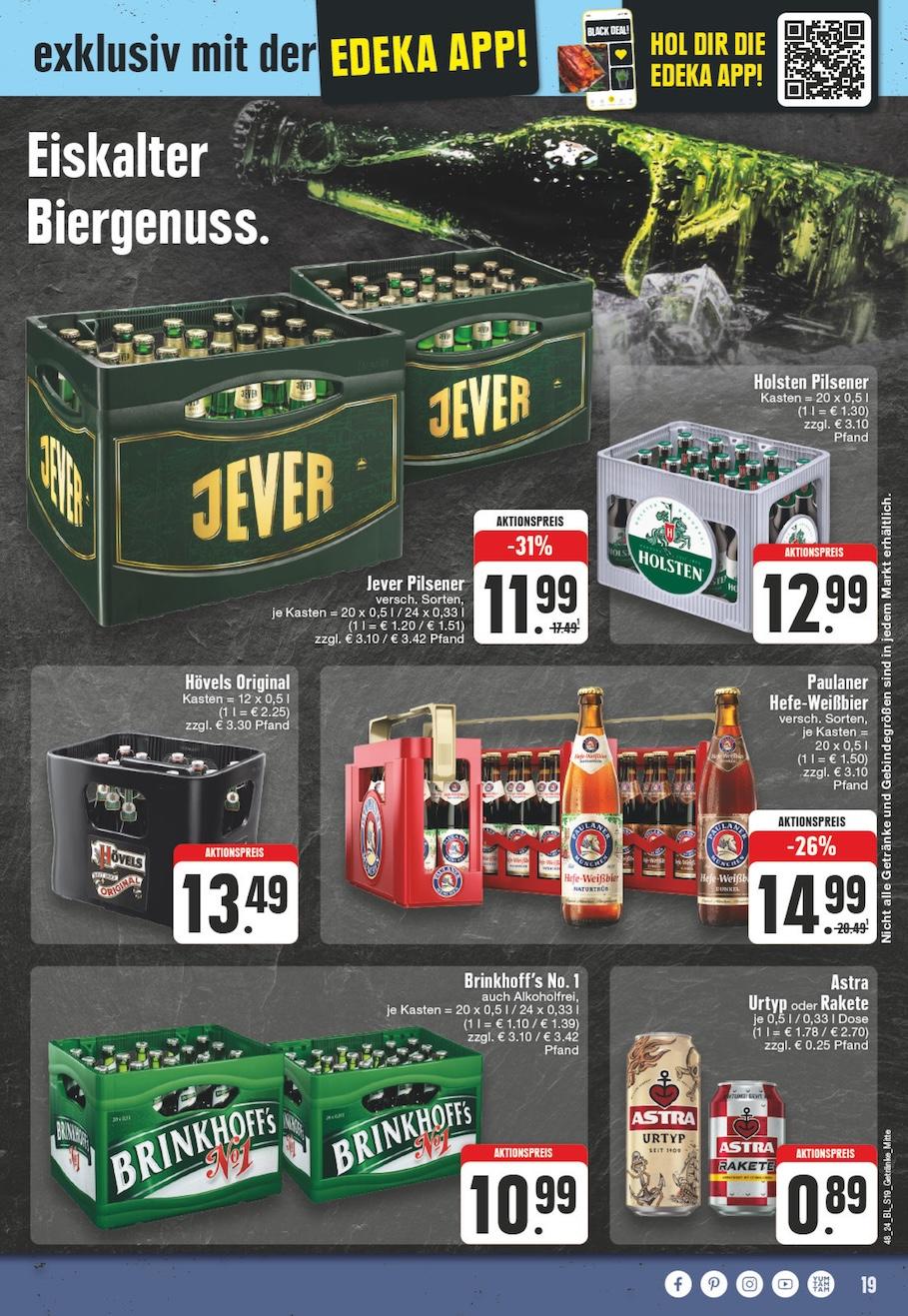 Edeka Prospekt ab Montag - Schleswig - Holstein Seite 19