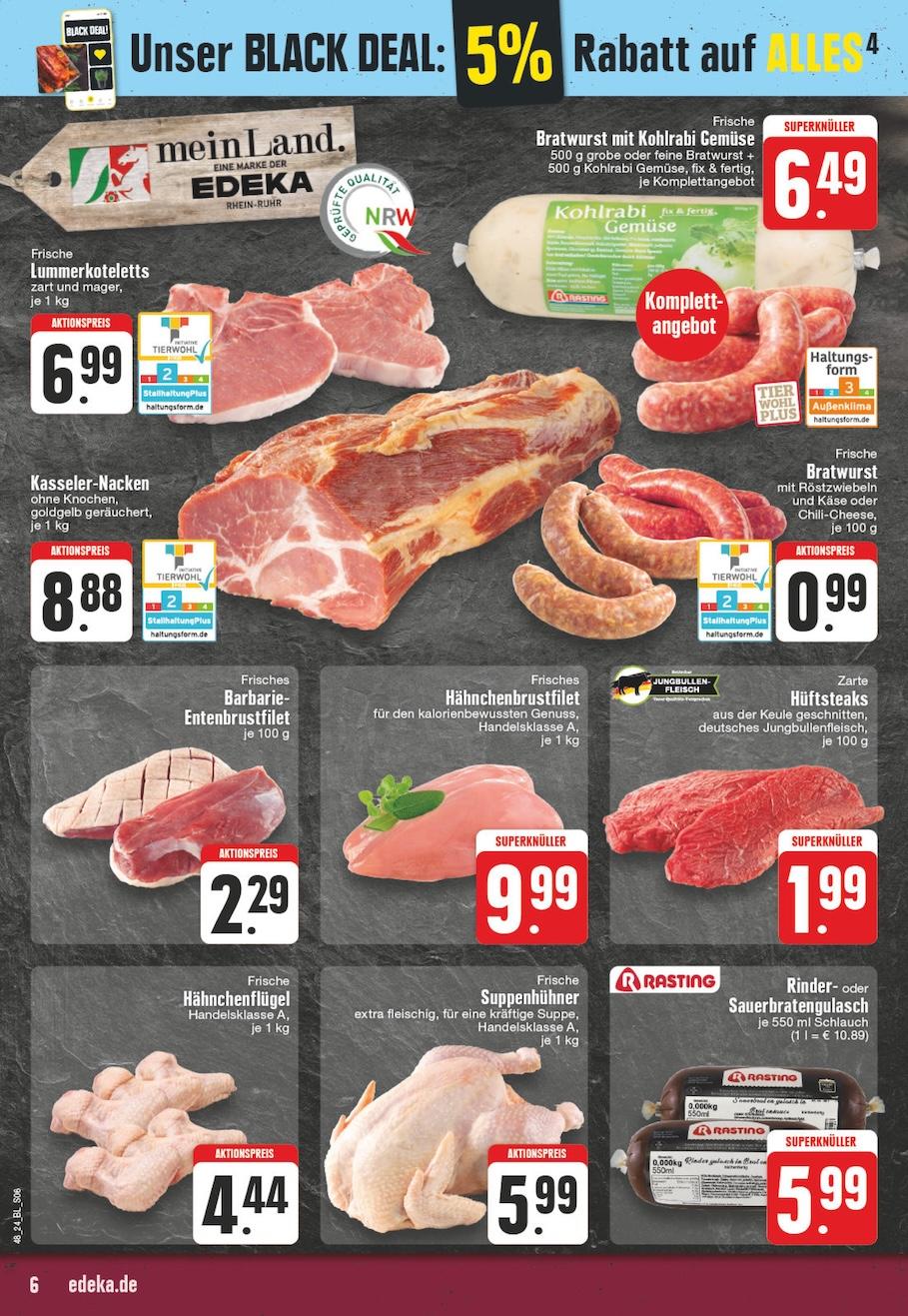 Edeka Prospekt ab Montag - Schleswig - Holstein Seite 6