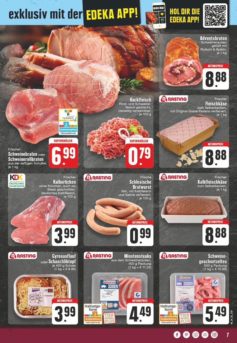 Edeka Prospekt ab Montag - Schleswig - Holstein Seite 7