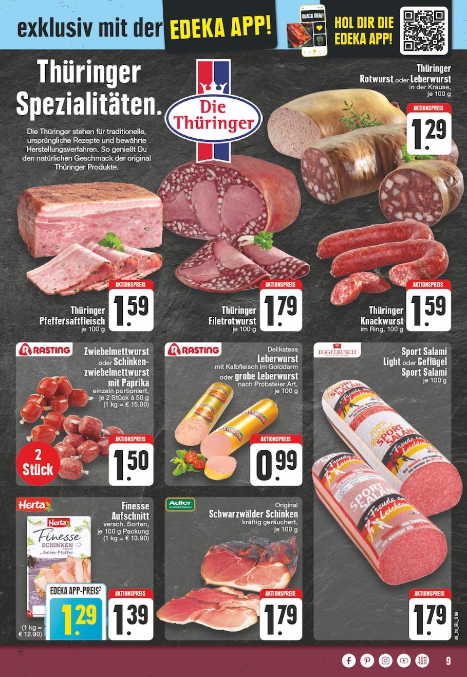 Edeka Prospekt ab Montag - Schleswig - Holstein Seite 9