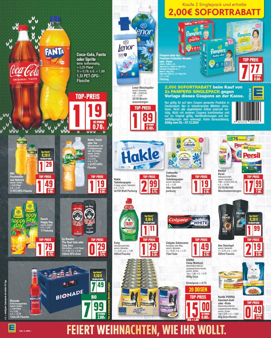 Edeka Prospekt ab Montag - Niedersachsen Seite 14