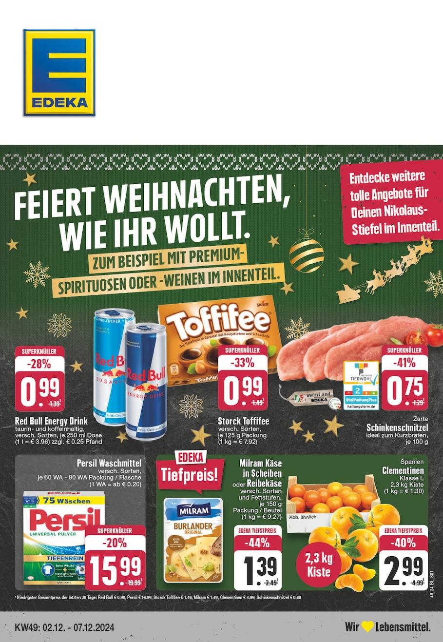Edeka Prospekt ab Montag - Nordrhein - Westfalen Seite 1