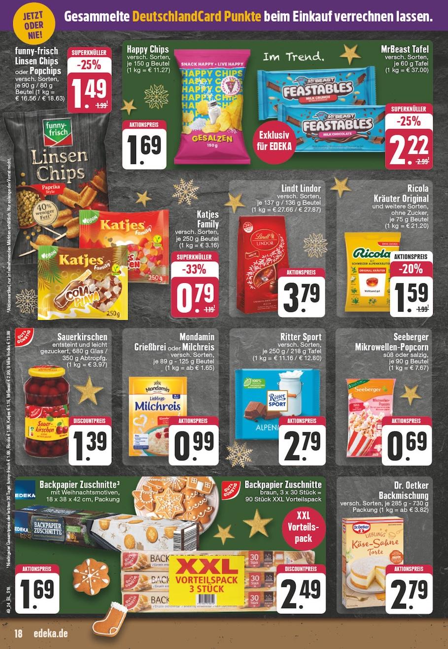 Edeka Prospekt ab Montag - Nordrhein - Westfalen Seite 18