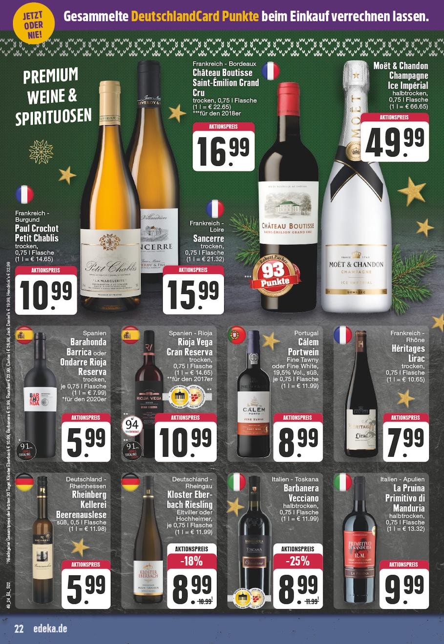 Edeka Prospekt ab Montag - Nordrhein - Westfalen Seite 22