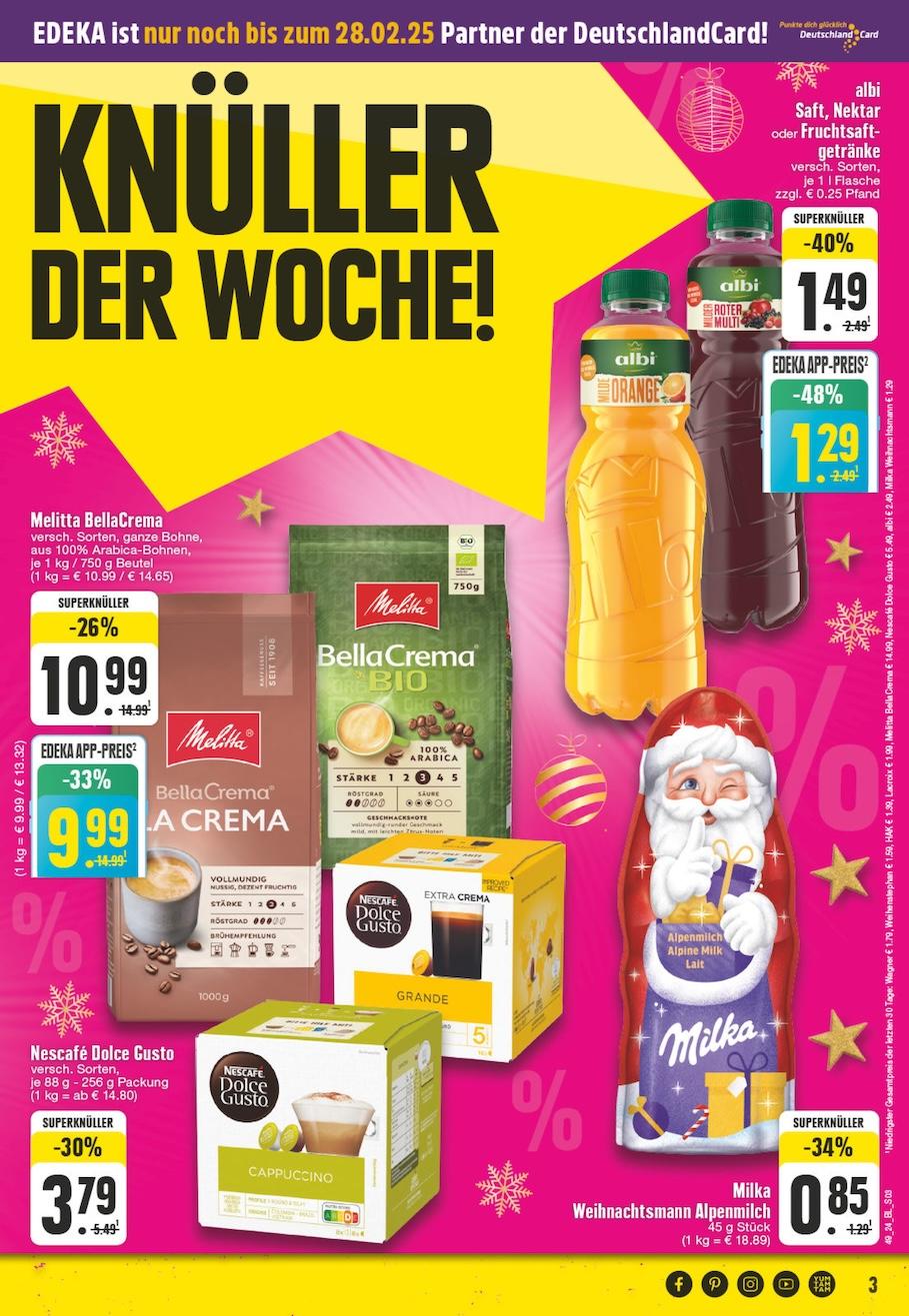 Edeka Prospekt ab Montag - Nordrhein - Westfalen Seite 3