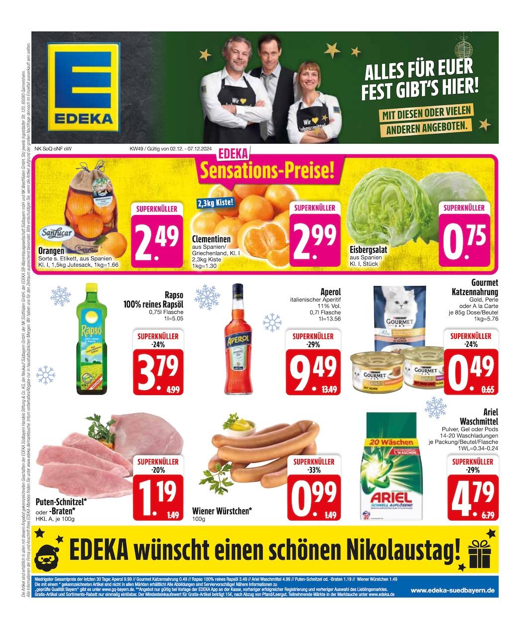 Edeka Prospekt ab Montag - Bayern Süd Seite 3