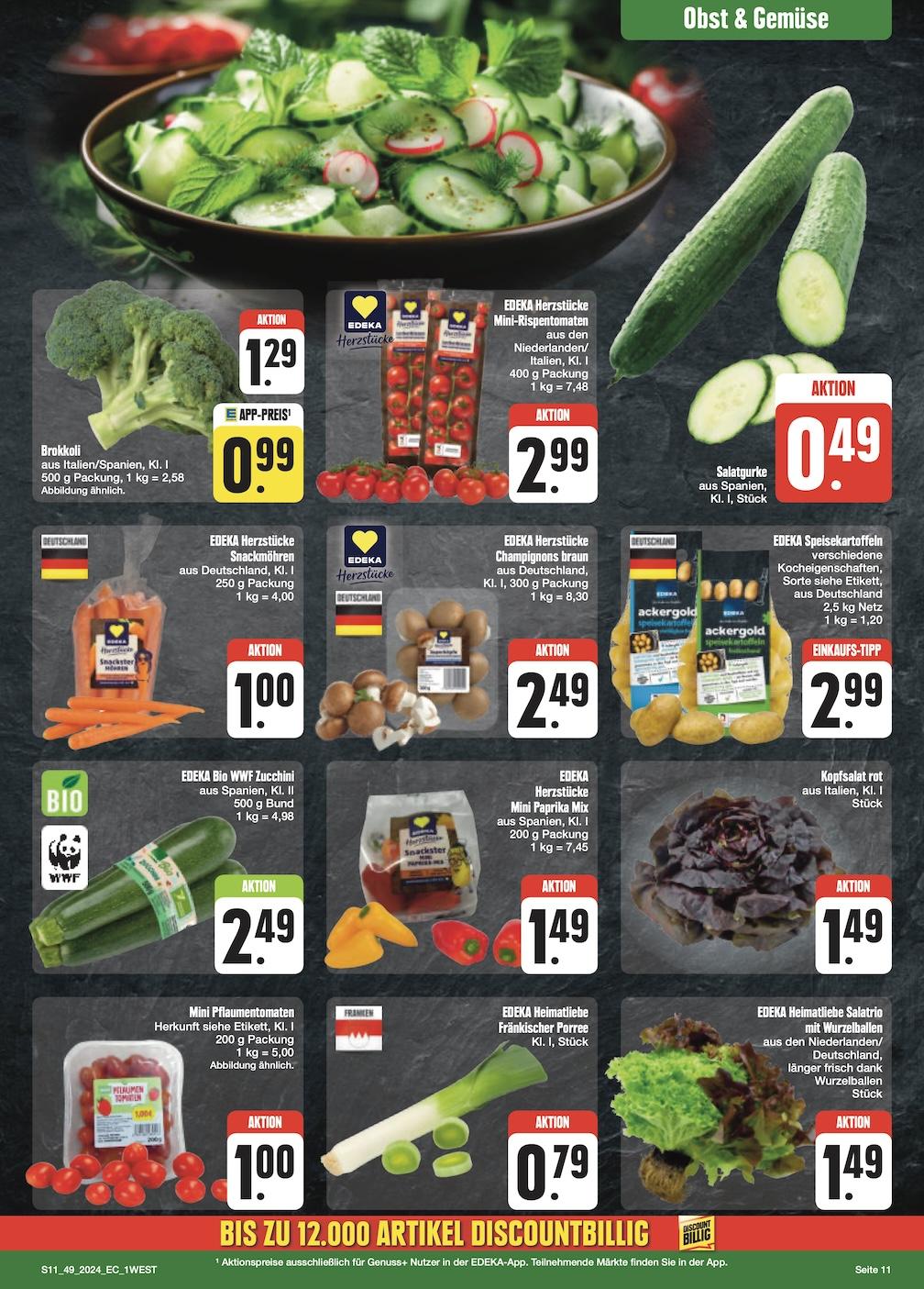 Edeka Prospekt ab Montag - Bayern Nord Seite 11