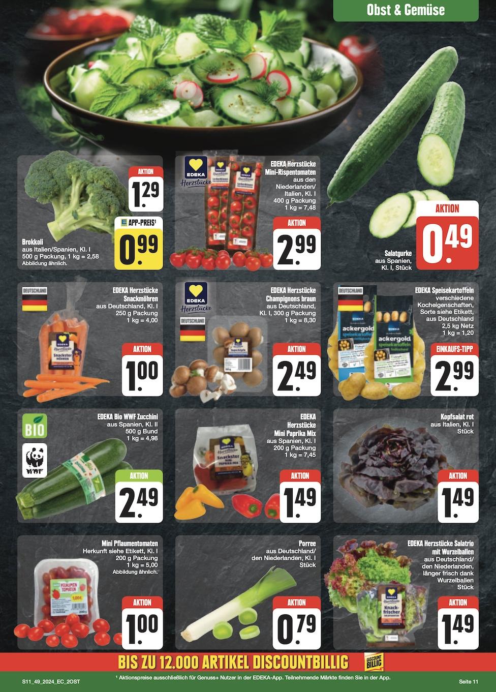 Edeka Prospekt ab Montag - Sachsen Seite 11