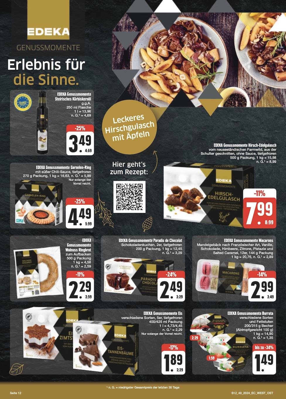 Edeka Prospekt ab Montag - Sachsen Seite 12