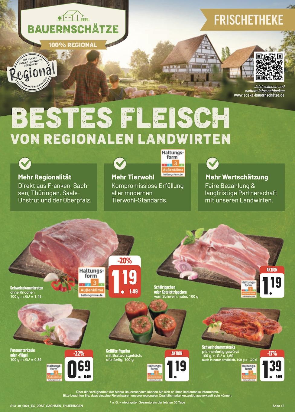Edeka Prospekt ab Montag - Sachsen Seite 13