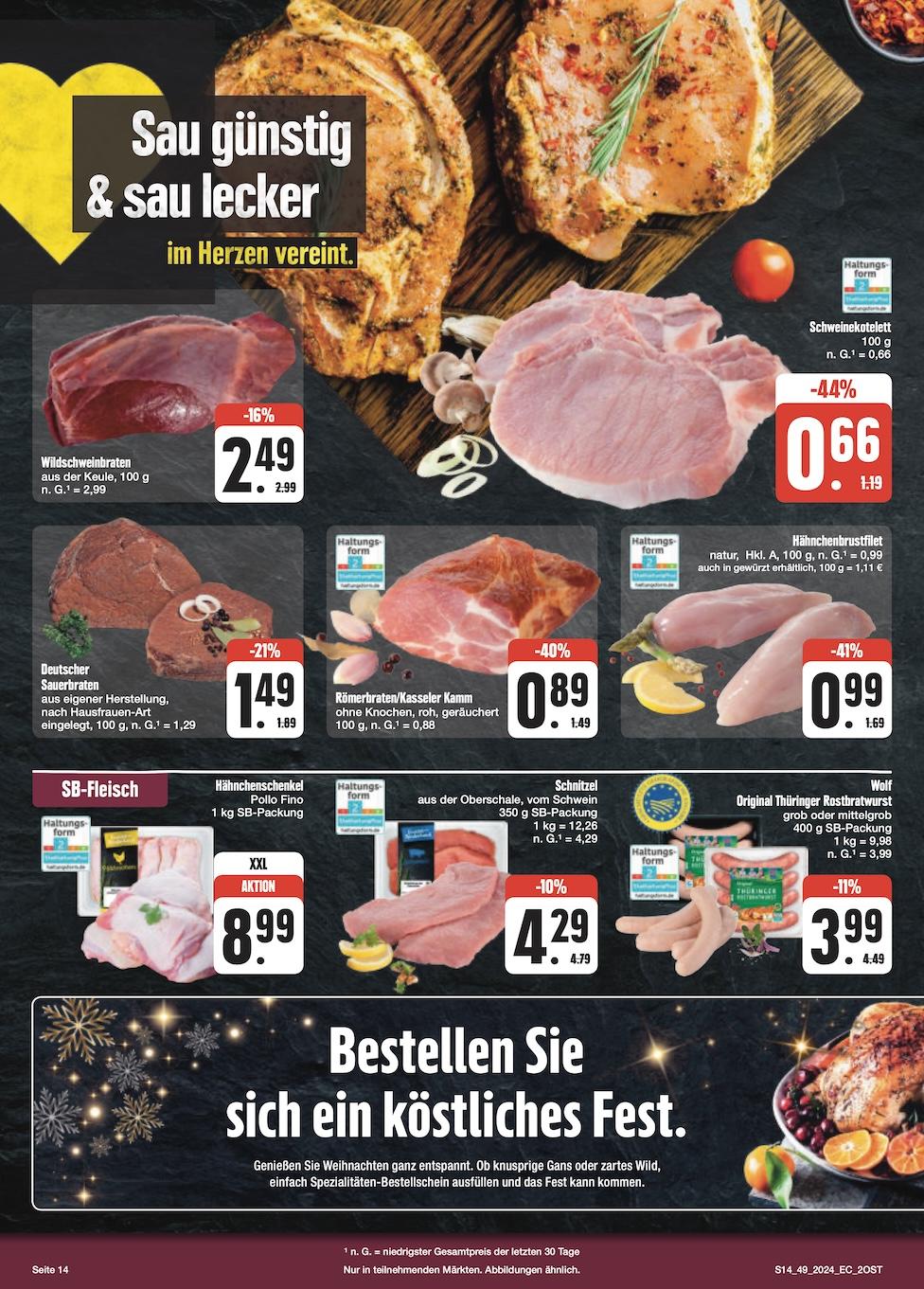 Edeka Prospekt ab Montag - Sachsen Seite 14