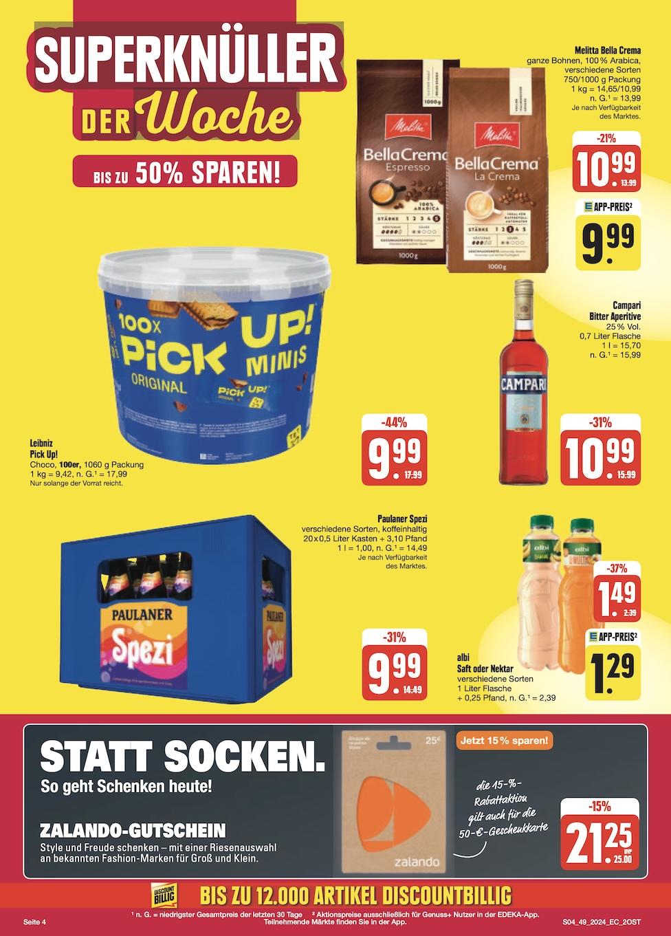 Edeka Prospekt ab Montag - Sachsen Seite 4