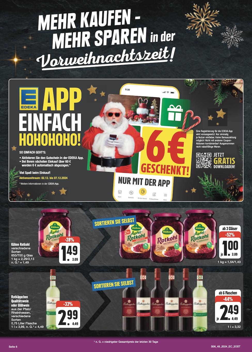 Edeka Prospekt ab Montag - Sachsen Seite 6