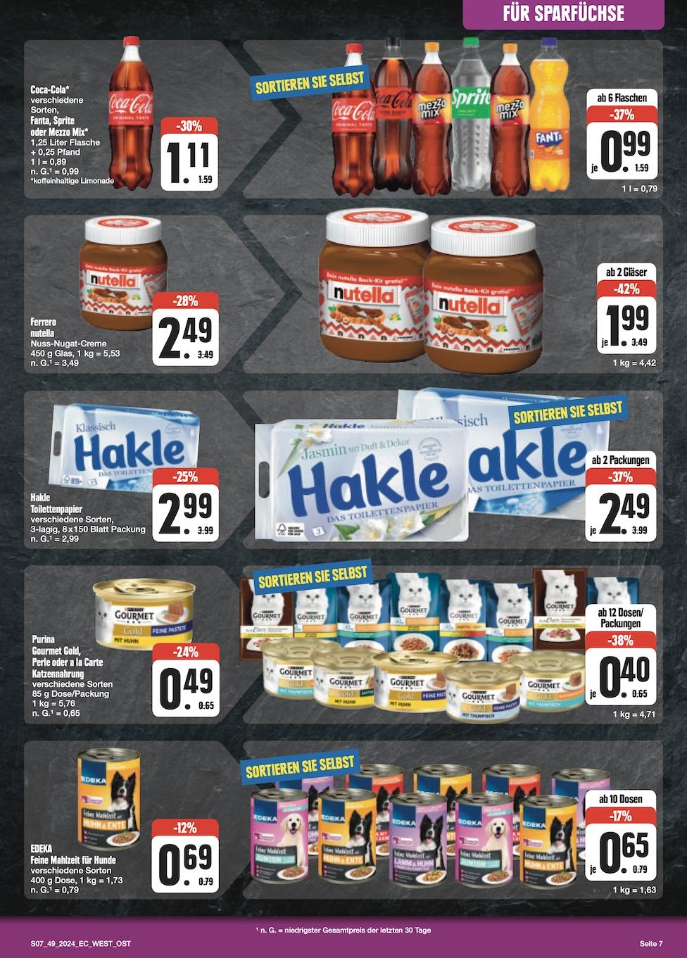 Edeka Prospekt ab Montag - Sachsen Seite 7