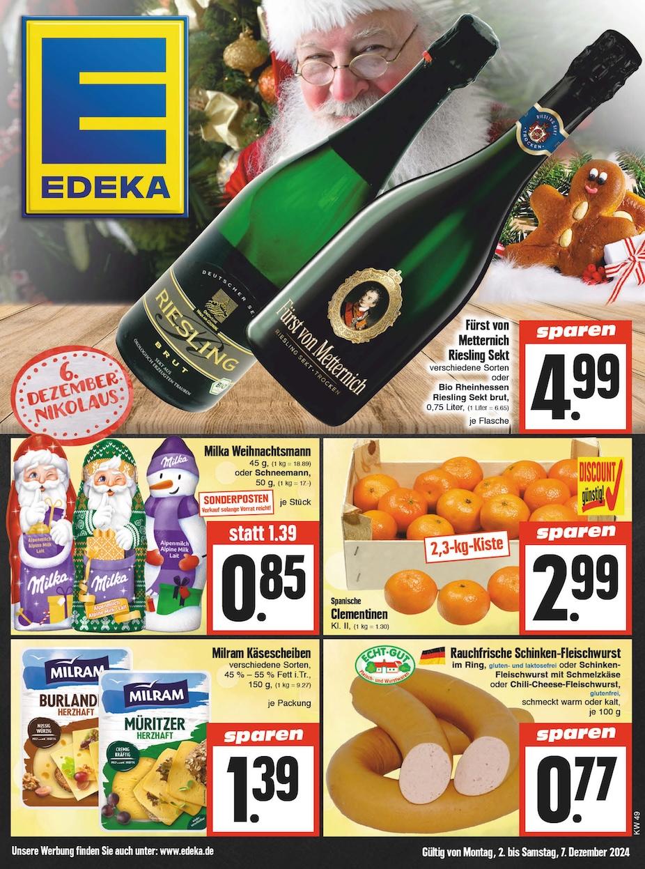 Edeka Prospekt ab Montag - Thüringen Seite 1