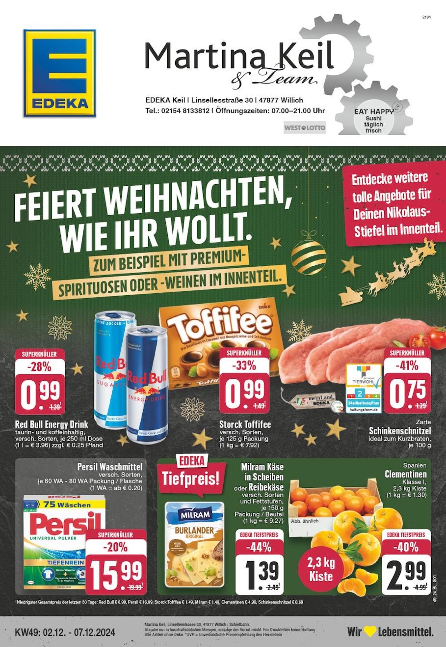 Edeka Prospekt ab Montag - Schleswig - Holstein Seite 1