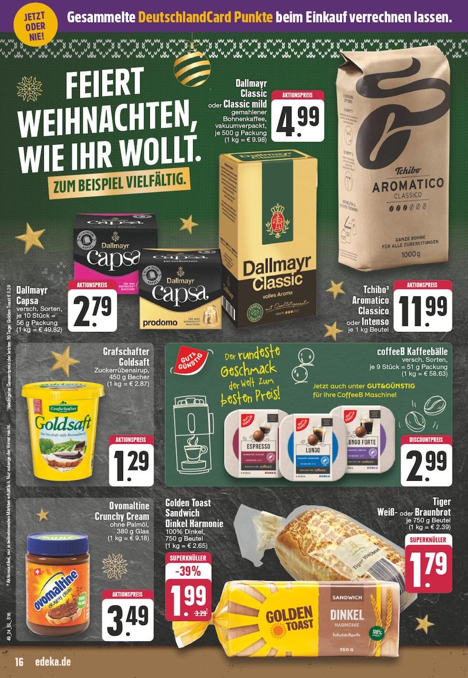 Edeka Prospekt ab Montag - Schleswig - Holstein Seite 16