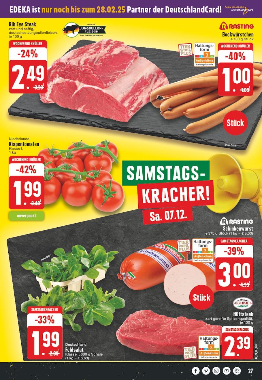 Edeka Prospekt ab Montag - Schleswig - Holstein Seite 27
