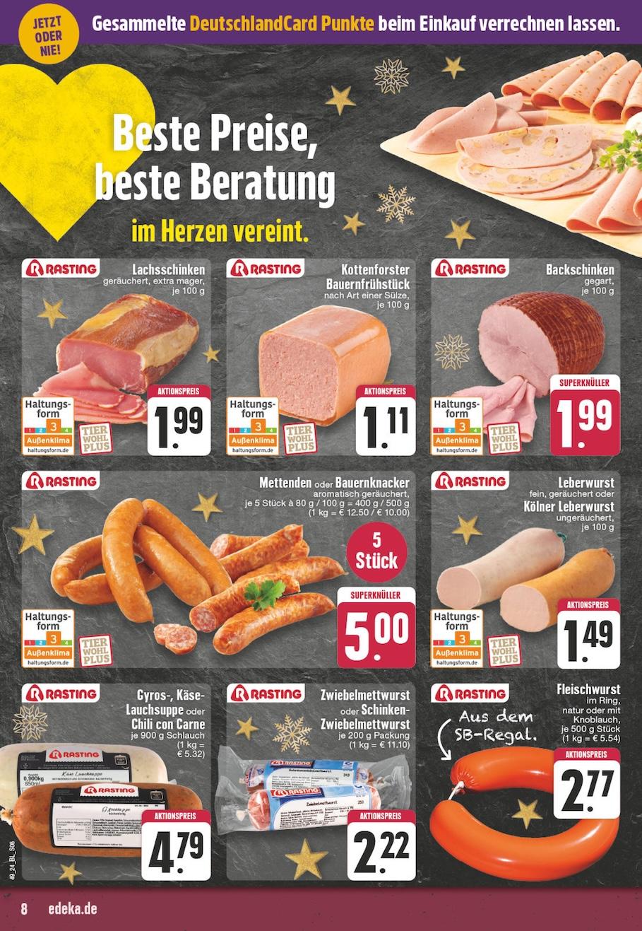 Edeka Prospekt ab Montag - Schleswig - Holstein Seite 8