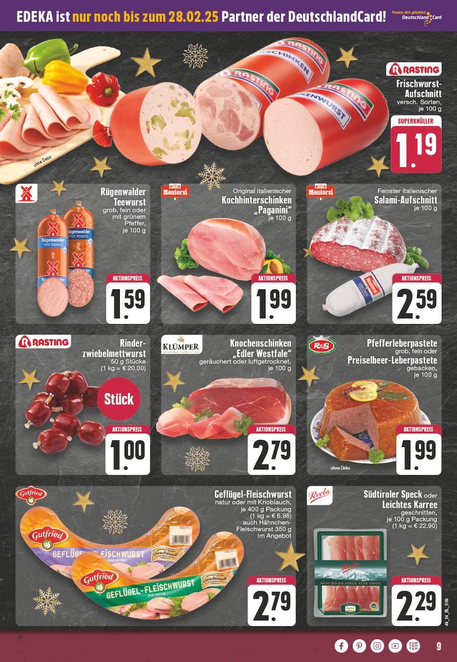 Edeka Prospekt ab Montag - Schleswig - Holstein Seite 9