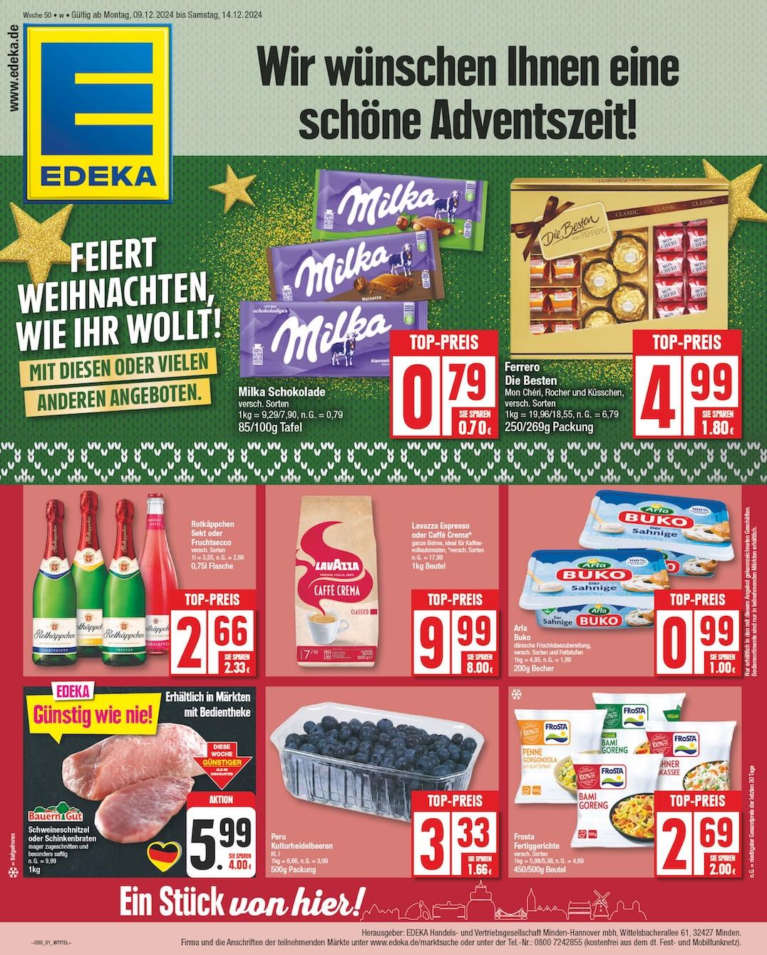 Edeka Prospekt ab Montag - Niedersachsen Seite 1