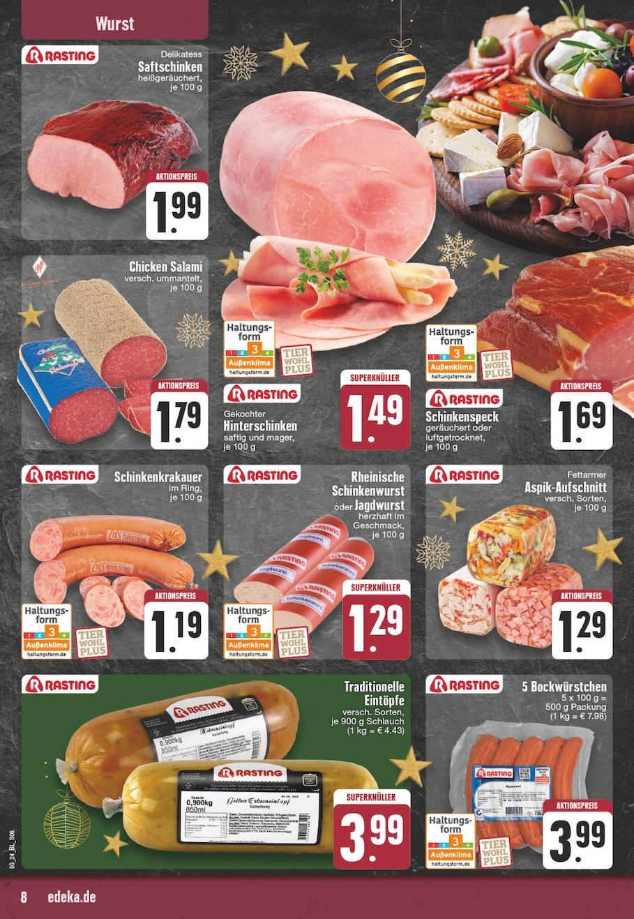 Edeka Prospekt ab Montag - Nordrhein - Westfalen Seite 8