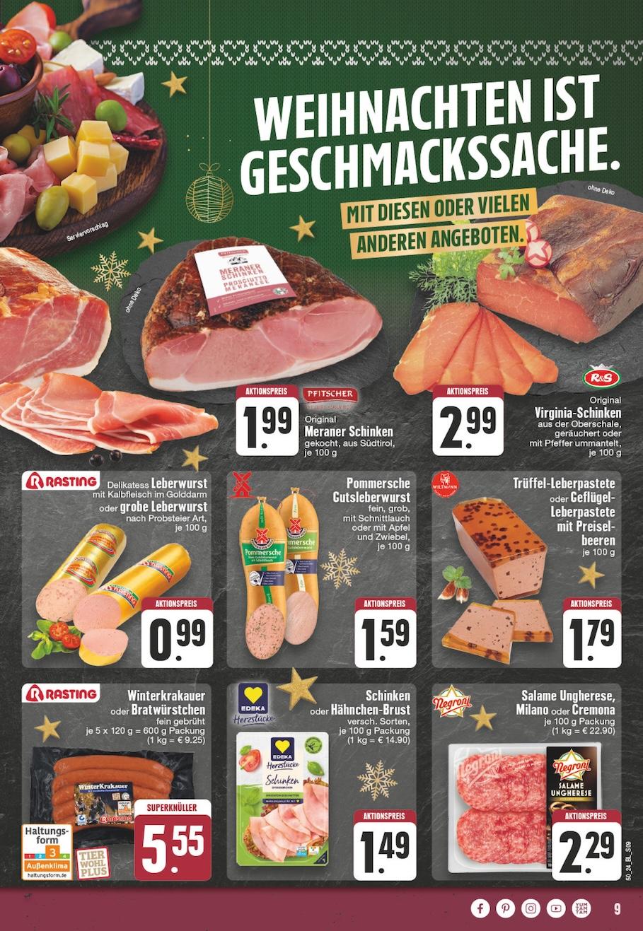 Edeka Prospekt ab Montag - Nordrhein - Westfalen Seite 9