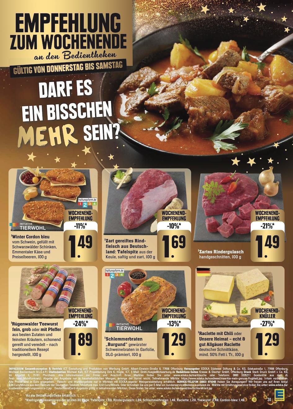 Edeka Prospekt ab Montag - Bayern Süd Seite 35