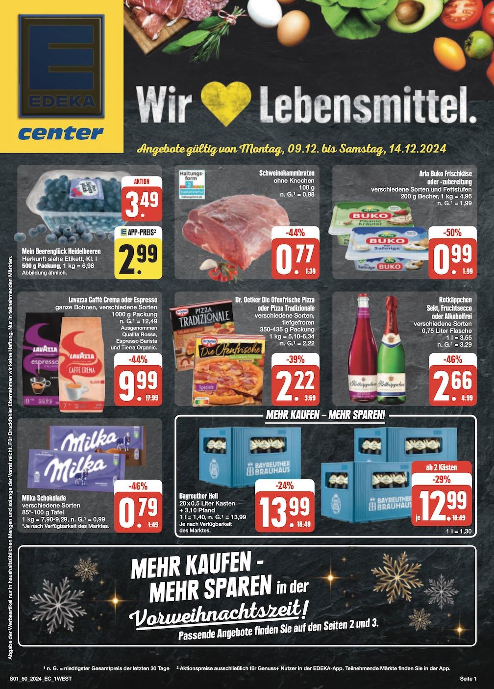 Edeka Prospekt ab Montag - Bayern Nord Seite 1