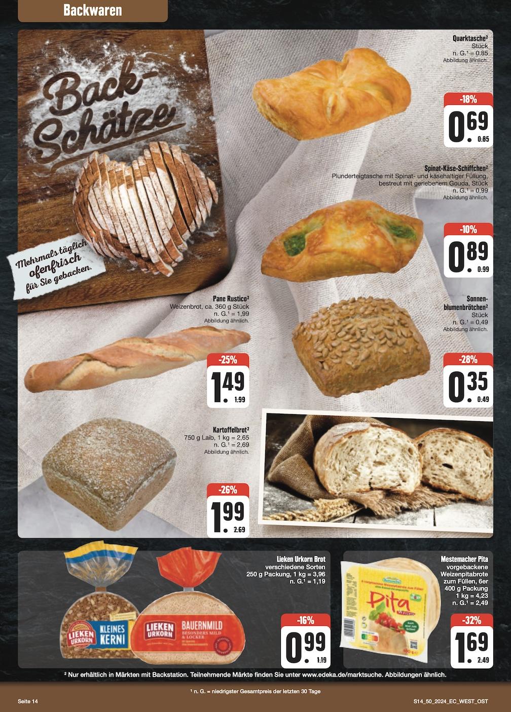 Edeka Prospekt ab Montag - Bayern Nord Seite 14