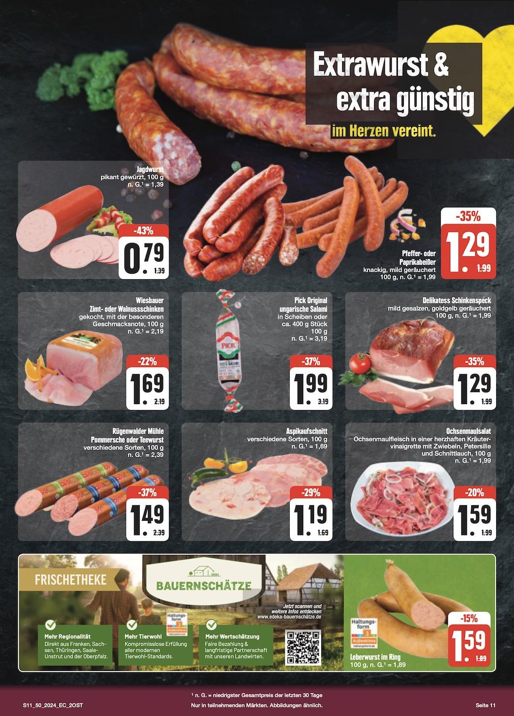 Edeka Prospekt ab Montag - Sachsen Seite 11
