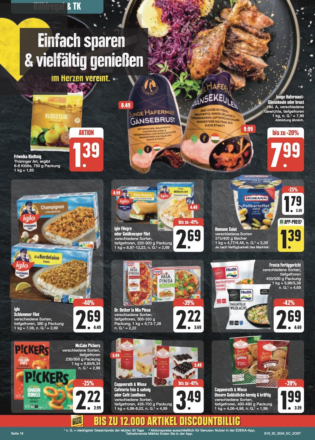 Edeka Prospekt ab Montag - Sachsen Seite 16