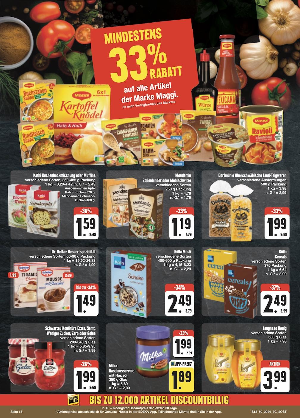Edeka Prospekt ab Montag - Sachsen Seite 18