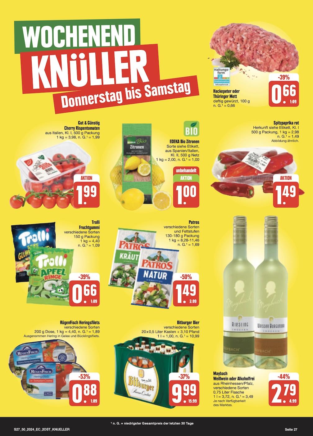 Edeka Prospekt ab Montag - Sachsen Seite 27