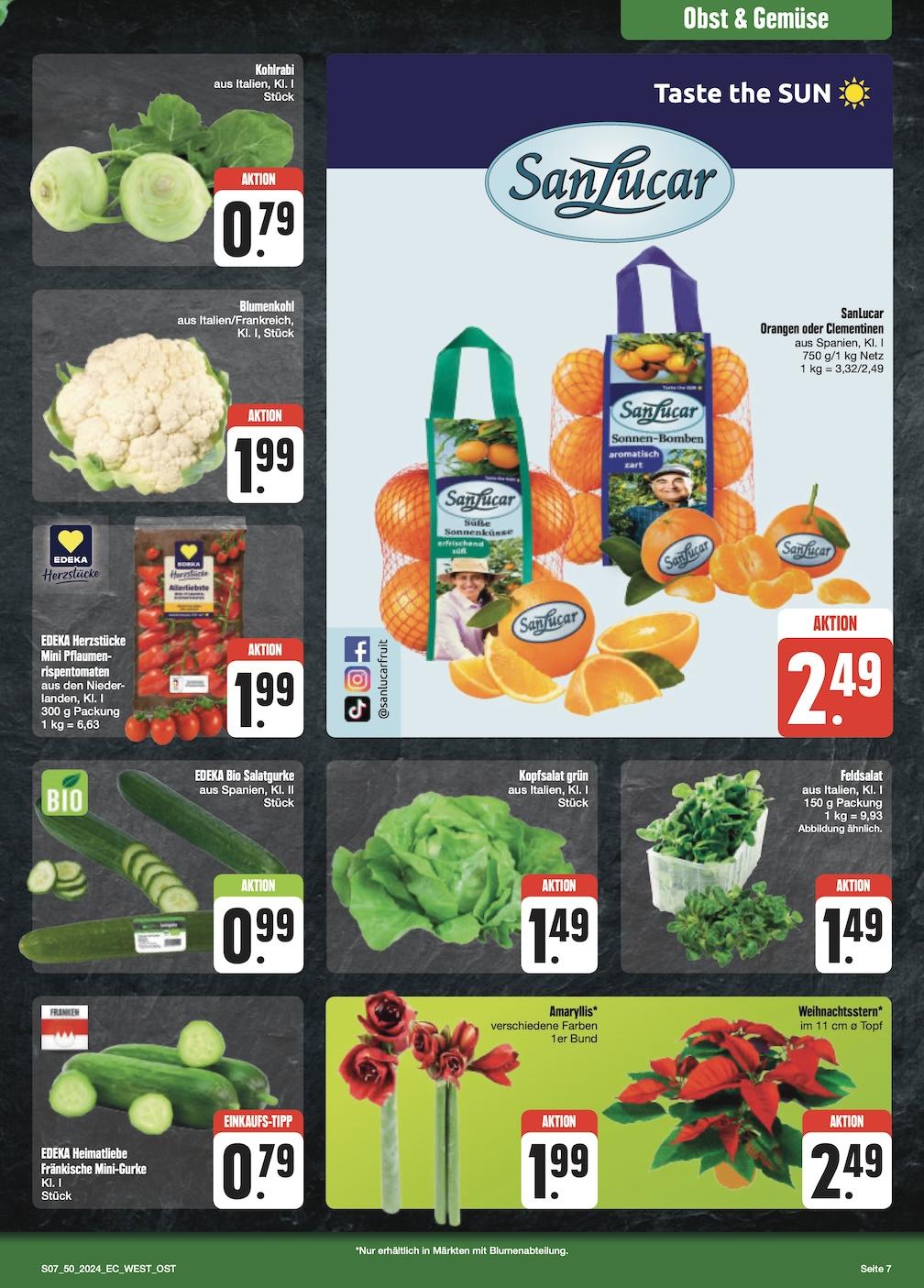 Edeka Prospekt ab Montag - Sachsen Seite 7