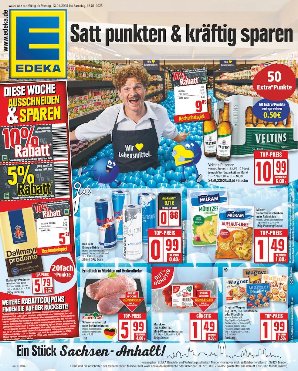 Edeka Prospekt ab Montag - Sachsen-Anhalt Seite 1