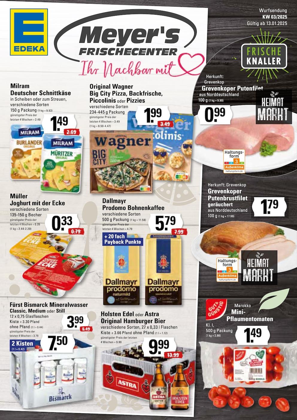 Edeka Prospekt ab Montag - Hamburg Seite 1