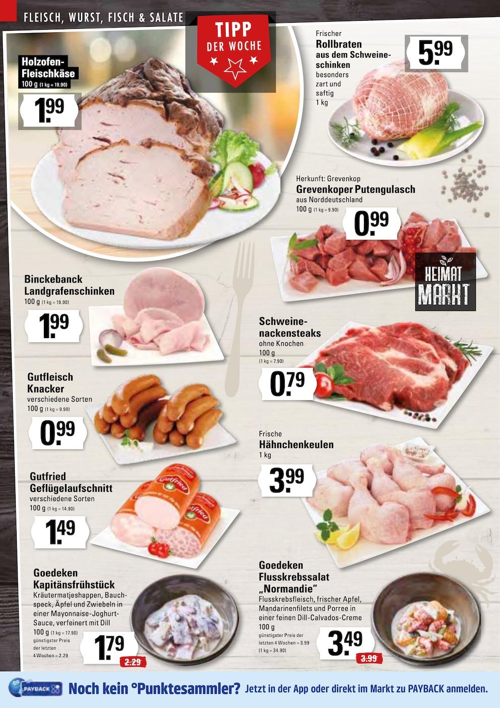 Edeka Prospekt ab Montag - Hamburg Seite 4