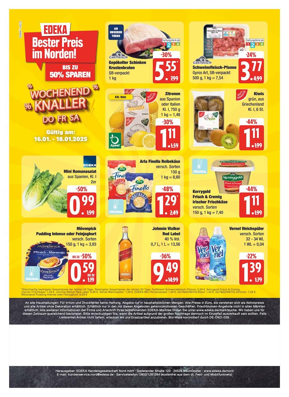 Edeka Prospekt ab Montag - Schleswig - Holstein Seite 24