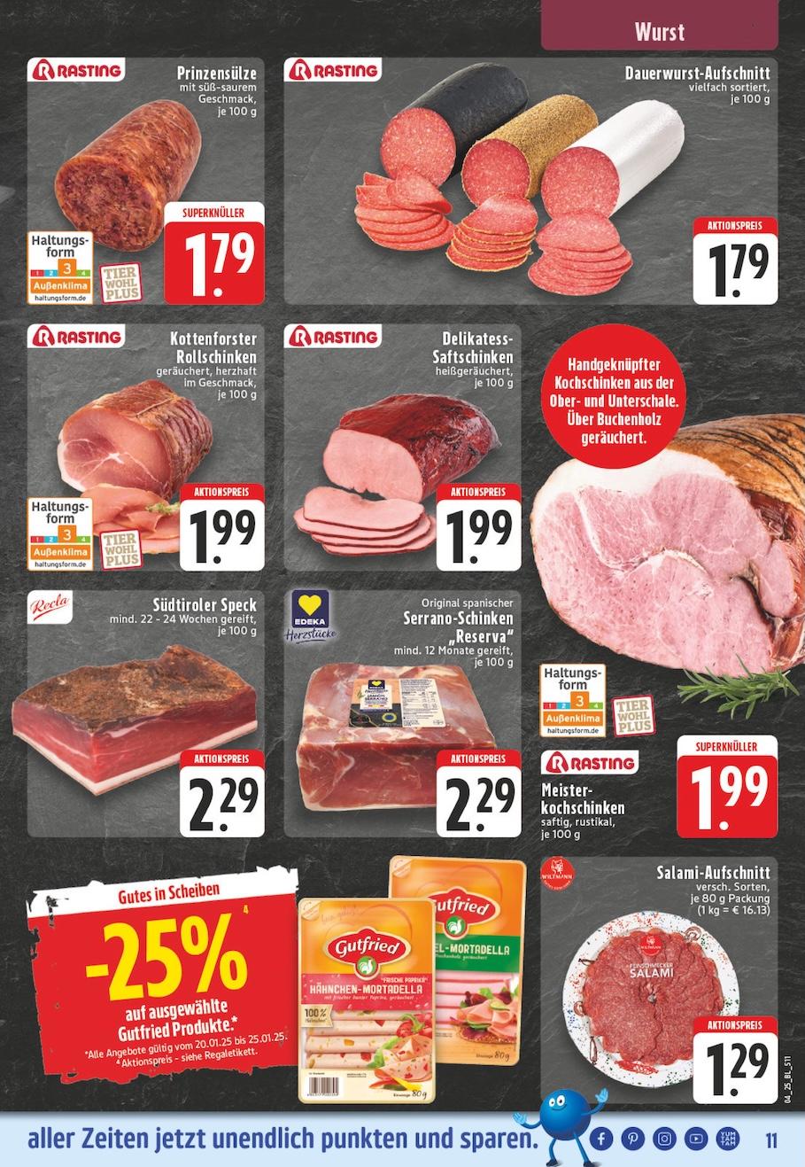 Edeka Prospekt ab Montag - Nordrhein - Westfalen Seite 11