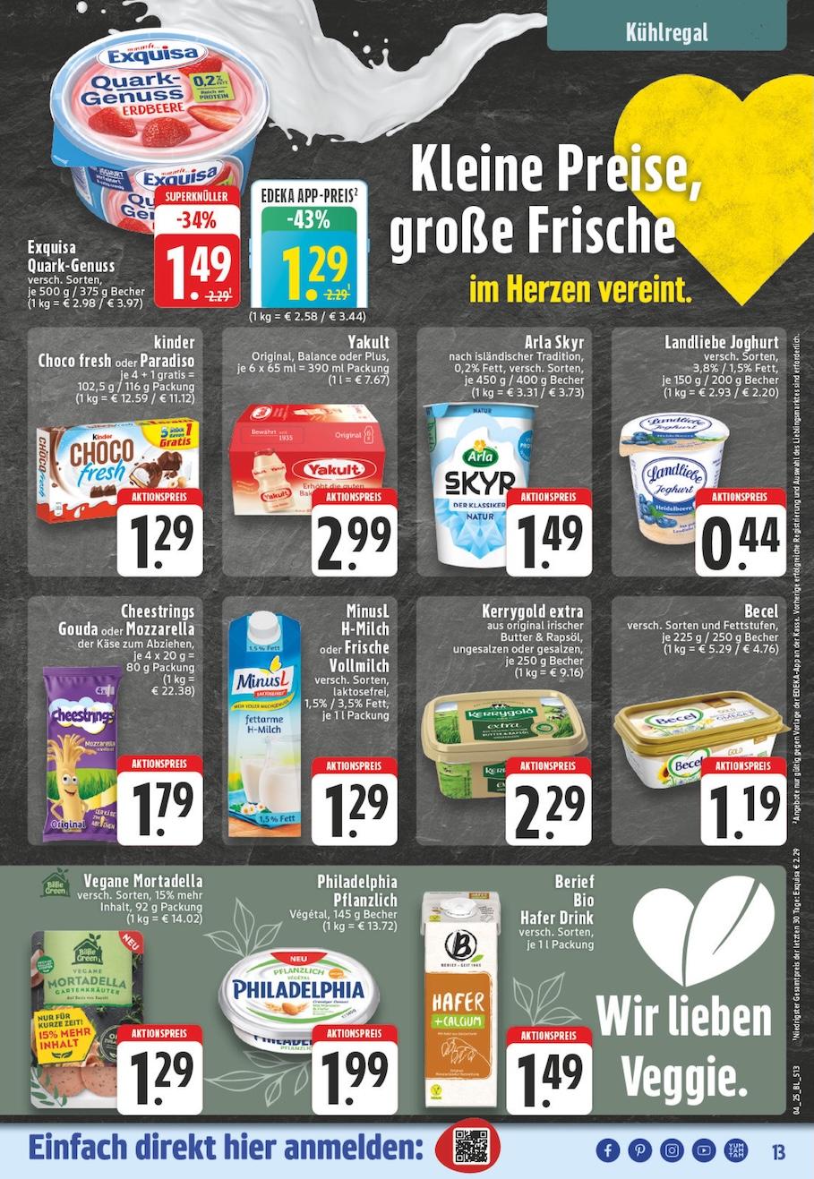 Edeka Prospekt ab Montag - Nordrhein - Westfalen Seite 13