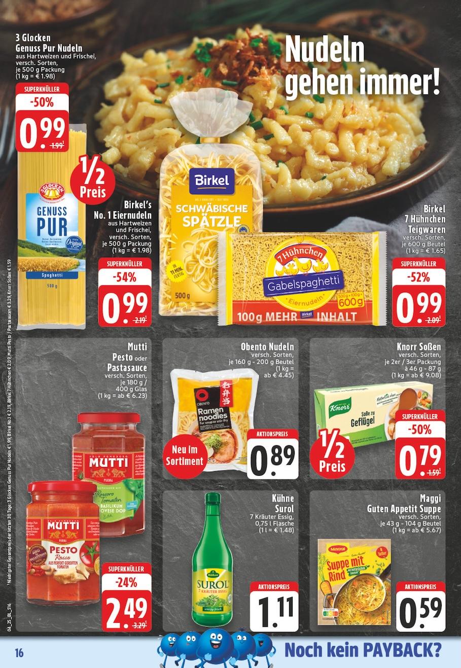 Edeka Prospekt ab Montag - Nordrhein - Westfalen Seite 16