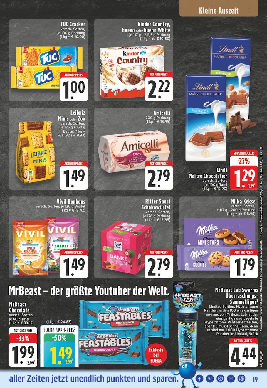 Edeka Prospekt ab Montag - Nordrhein - Westfalen Seite 19