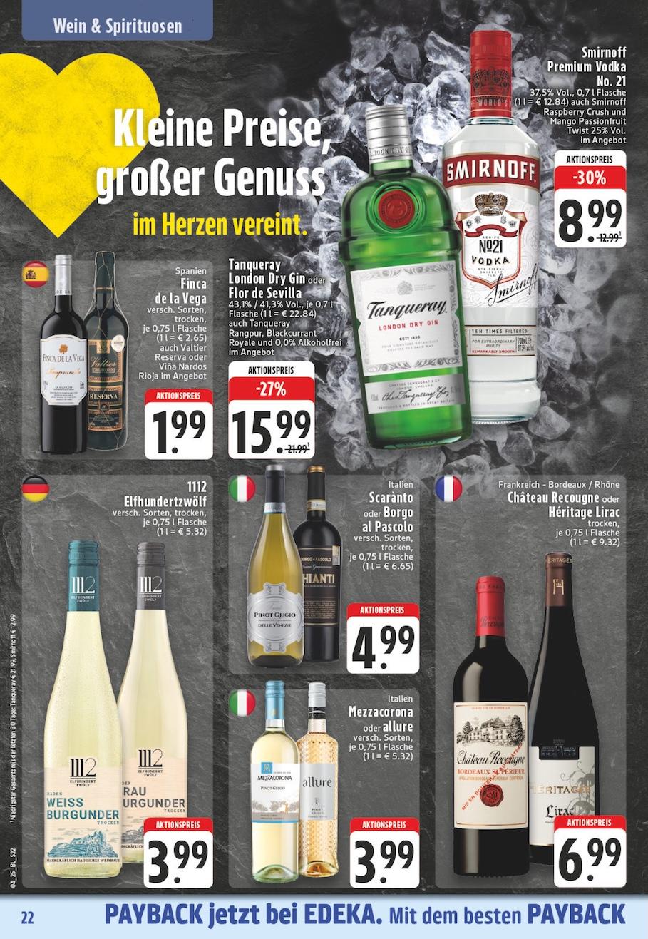 Edeka Prospekt ab Montag - Nordrhein - Westfalen Seite 22