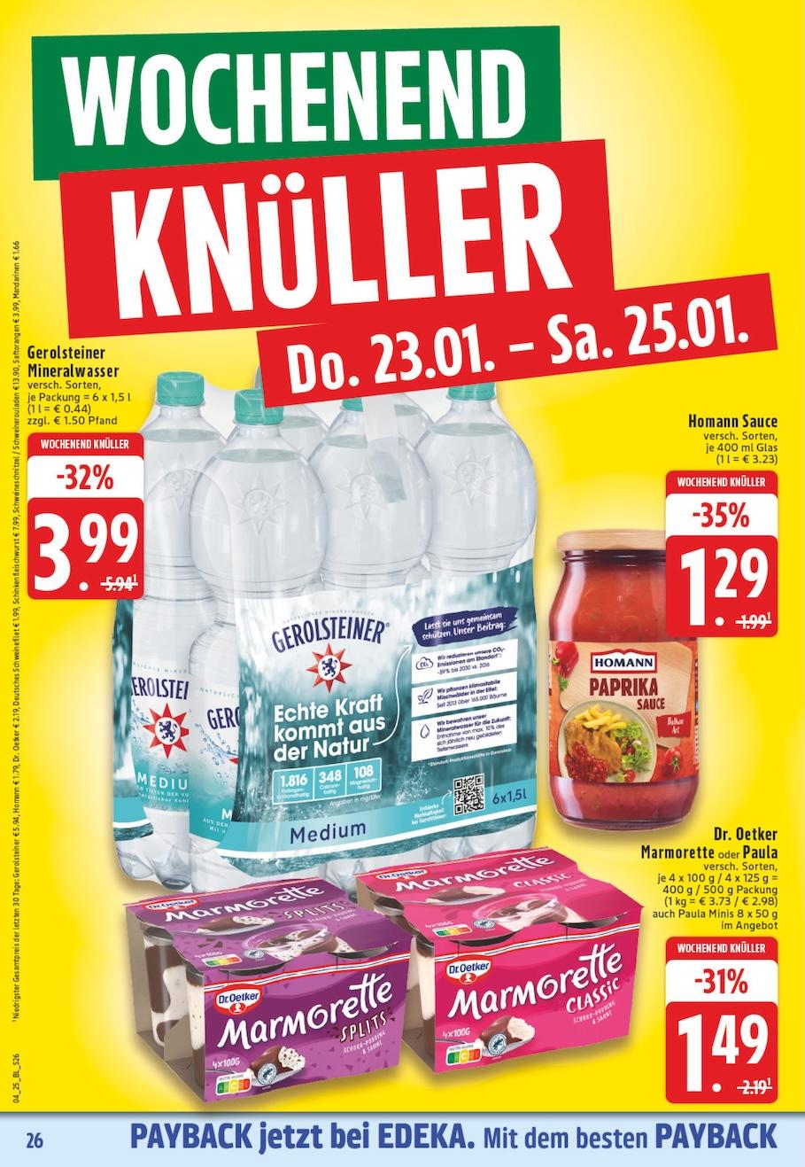 Edeka Prospekt ab Montag - Nordrhein - Westfalen Seite 26