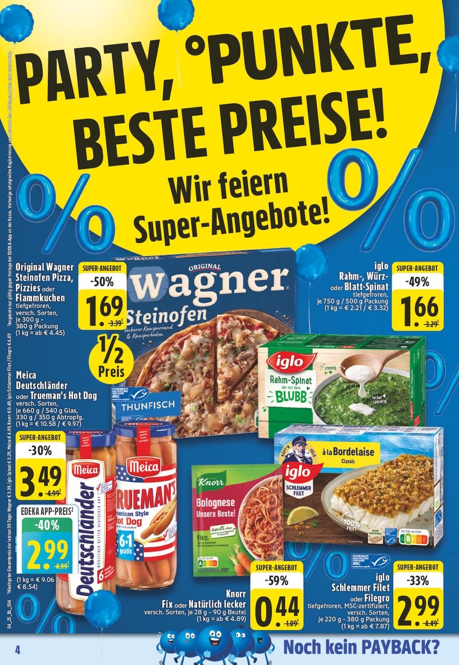 Edeka Prospekt ab Montag - Nordrhein - Westfalen Seite 4
